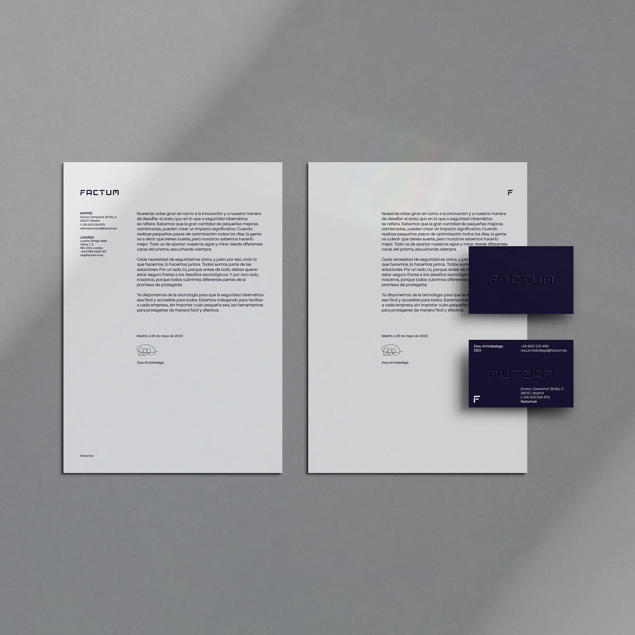 Papelería corporativa